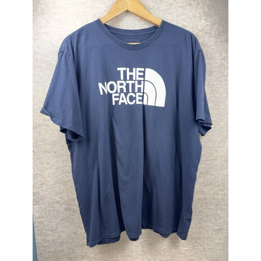 The North Face Men’s XXL Dark Blue Logo Tee Short Sleeve